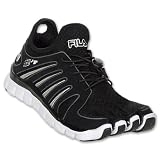 FILA Skele-toes Voltage Kids' Running Shoes, Black/White