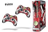 New XBOX 360 Console Protective Skin - Glock Red