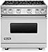 Viking Professional 7 Series VGR73616BSS 36 Inch Gas Range