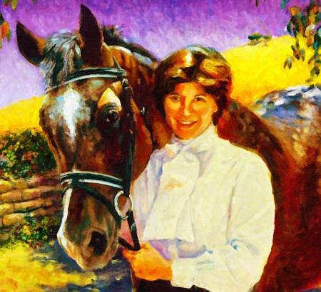 Custom Order #QY-2W2, Oil on Canvas, Custom Painting of The Person You Love, For 1 Person of Customer's Choice, Style: Expressionism, with Signature Text 