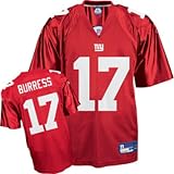 Men`s New York Giants #17 Plaxico Burress Alternate Replica Jersey