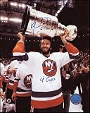 Ken Morrow Ny Islanders Autographed/Hand Signed 8X10 Stanley Cup Photo