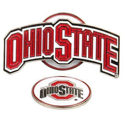 Ohio State Buckeyes Slider Hat Clip W/ Golf Ball Marker - Ncaa College Athletics