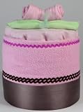 Baby Fondant Diaper Cake (Pink)