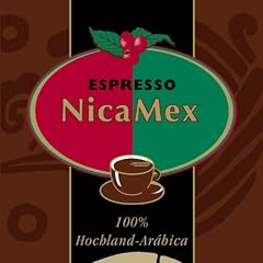El Puente NicaMex Bio Espressomischung, Bohne, 4er Pack (4 x 200 g)