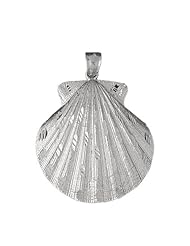 Clevereves 14K White Gold Pendant Shell 15.8 - Gram(s)