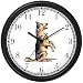 German Shepherd Dog Wall Clock by WatchBuddy Timepieces (Black Frame)