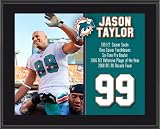 Mounted Memories Miami Dolphins Jason Taylor Retirement Photo Plaque