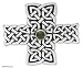 Peridot brooch pendant, 'Celtic Cross'