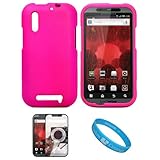 Hot Pink Crystal Hard Case Motorola Droid Bionic XT865 (Verizon Wireless) S ....