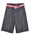 Mecca "Thassos" Belted Shorts (Sizes 8 - 20) - blue, 10
