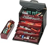 PARAT-WERK SCHOENENBACH GMBH & CO. KG 44.000-581 Werkzeugtasche Rindleder m.5Schubl. 410x220x310mm PARAT