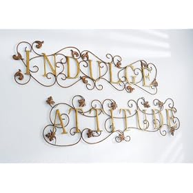 51LmsH%2B1cEL. SL500 AA280  Indulge and Attitude   Leaf and Scroll Design Wall Décor (Set of 2) From CBK Home