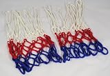 Lot of 2 All Weather Basketball Nets Red White Blue