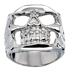 316L Surgical Stainless Steel Skull Ring