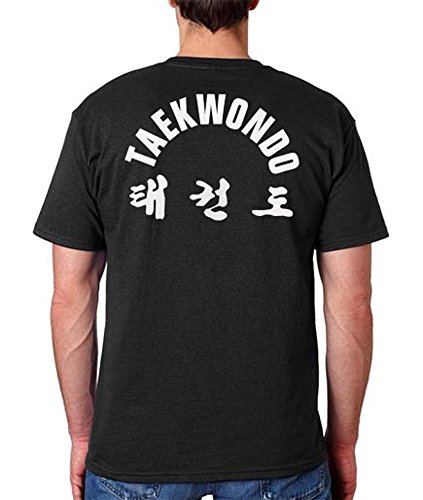 Gbox Embroidery Tae Kwon Do T-shirt 100 % Cotton Adult Unisex in 65 Colors Upto 5xl