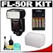 Olympus FL-50R Electronic Flash with Flash Diffuser + Batteries + Cleaning Kit + Accessory Kit for Olympus E-3, Evolt E-300, E-410, E-420, E-500, E-510 & E-520 Digital SLR Cameras