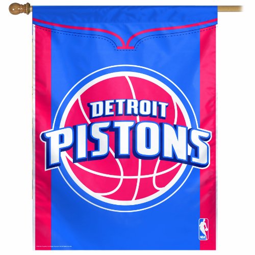NBA Detroit Pistons 27-by-37 inch Vertical Flag