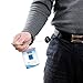 Wisdompro Retractable Badge Reel with 2 Pack Vertical Extra Thick Clear ID Card Holders, 24 inches Pull Cord