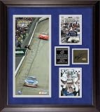 Autographed Mark Martin Photograph - FRAMED MINI PANO w2SPLATE
