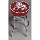 Mississippi State Bulldogs 25 Double-Ring Swivel Bar Stool with 4 Thick Seat