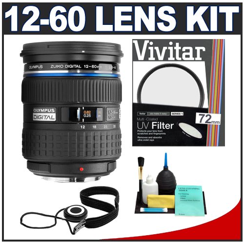 Olympus 12-60mm Zuiko Digital ED f/2.8-4.0 SWD Lens Kit for E-Series Digital SLR Cameras