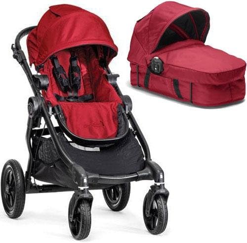Baby Jogger - City Select Stroller with Bassinet - Red