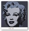 Marilyn Monroe (Marilyn), 1967 (black) by Andy Warhol 25.625"x25.625" Art Print Poster