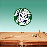 Anaheim Mighty Ducks Hockey Wall Decal 22" x 22"