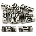 Tube Bali Beads Sterling Silver Parts 3.5mm Approx 10
