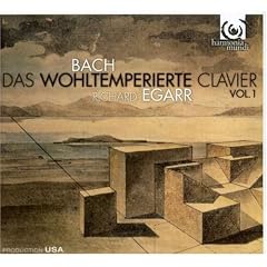 Bach - Well-tempered Clavier, Volume 1 / Richard Egarr /2CD BOX SET