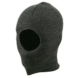 One Hole Child Face Mask - Charcoal W20S12C
