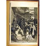 1884 NAUTCH GIRL DANCING DANCE SOCIAL HISTORY PRINT'