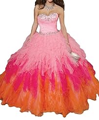 Junior   Organza  Ball Gown Prom Dress/Quinceanera Dress  With a Bow(s)