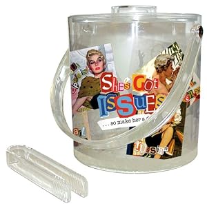 Ice Bucket w/Tongs