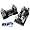 Bayou Fitness Pair of Adjustable Dumbbells, total Weight 25lbs