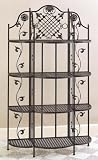 63.5 High 4-Tier METAL RACK / BAKER STAND with Flower Designing