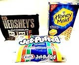 S'Mores Hershey's Chocolate Bars, Kraft Marshmallows & Honey Maid Graham Crackers