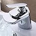 Lightinthebox Contemporary Deck Mount Single Handle Widespread Waterfall Bathroom Sink Faucet Chrome Bathtub and Bath Tub Mixer Taps Plumbing Fixtures Single Hole Faucet Direct