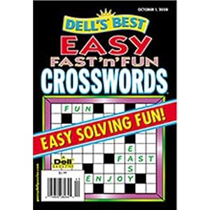 Dells Best Easy Fast N Fun Crosswords by 
