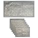 Hand Woven Indian Placemat Set in Brocades and Silk, Table Runner, Mat
