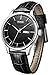 BUREI® Men's Fashion Casual Business Casual Watches with Day Date Display Black Leather Strap