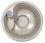 AquaTerra Spas Harmony LX Ozone Spa with 17 SS Jets, Sand Shell/Grey Skirt