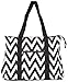 Ever Moda Chevron Tote Bag X-Large
