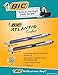 BIC VCGC11BK Atlantis Comfort Retractable Ballpoint Pen, Black Ink, 1.2mm, Medium, Dozen