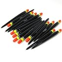 15 FTD Fishing Tackle Coarse Floats Chub/Trot 5 x 1,2 & 3g Black