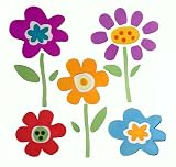 GEL GEM LARGE-SILLY FLOWERS