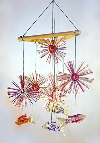Rainforest Handmade Fish Hanging Mobile