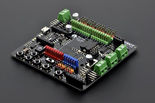 Angelelec DIY Open Source Arduino Controller, Romeo V2-ONE Arduino Compatible Controller,All-IN-ONE Arduino-Compatible Microcontroller,Designed for Robotic Applications,Integrates Dual DC Motor Drives