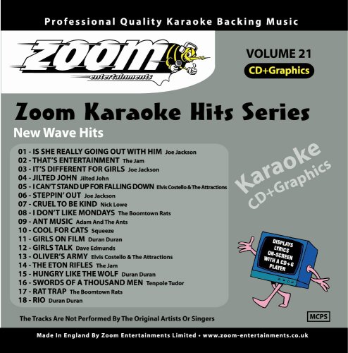 CD-Charts  Music : Zoom Karaoke CD+G - Karaoke Hits 21: New Wave Hits
